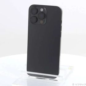 ソフマップ 〔中古品〕 iPhone16 Pro Max 512GB ブラックチタニウム MYWL3J／A SIMフリー【377】