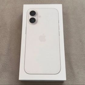 バッテリー100% iPhone16 美品 ホワイト SIMフリー 128GB