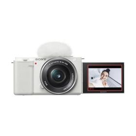 ソニー(SONY) 【アウトレットメーカー保証付】VLOGCAM ZV-E10L パワーズームレンズキット ホワイト デジタルカメラ