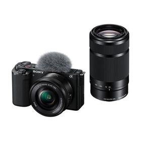 【長期保証付】ソニー(SONY) 【アウトレットメーカー保証付】VLOGCAM ZV-E10Y ダブルズームレンズキット ブラック APS-C ミラーレス一眼カメラ