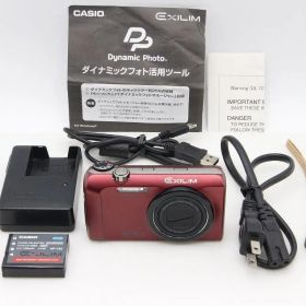 良品 CASIO カシオ EXILIM EX-H30 コンパクトデジタルカメラ レッド 260204h