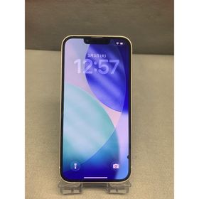 アイフォーン(iPhone)の美品中古 国内版 SIMフリー iPhone13 256GB スターライト色(スマートフォン本体)