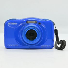 【良品】Nikon デジタルカメラ COOLPIX W150 防水 W150BL クールピクス ブルー