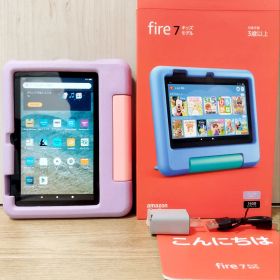 極美品 Fire 7 キッズモデル 最新第12世代(2022) 16GBパープル