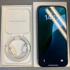 美品 国内版 SIMフリー iPhone15 128GB ブルー色