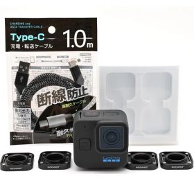 ＜美品＞ GoPro HERO11 Black Mini｜NDフィルター付｜Type-Cケーブル付属｜動作良好