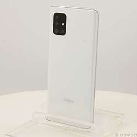 〔中古品（難あり）〕 Galaxy A51 5G 128GB プリズムブリックスホワイト SCG07 auロック解除SIMフリー ［6.5インチ有機EL／Snapdragon 765G］〔中古品（難あり）〕 Galaxy A51 5G 128GB プリズムブリックスホワイト SCG07 auロック解除SIMフリー ［6.5インチ有機EL／Snapdragon 765G］