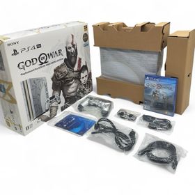 プレイステーション4(PlayStation4)の【新品同様】PS4 PRO 本体 CUH-7100B ゴッドオブウォー(家庭用ゲーム機本体)