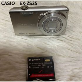 【簡易動作確認済】CASIO EXILIM EX-ZS25 シルバー
