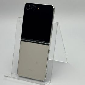 【中古B】Galaxy Z Flip5 SCG23 256GB クリーム SIMフリー 白ロム