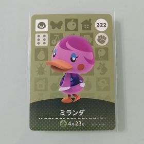 ニンテンドースイッチ(Nintendo Switch)のamiiboカード あつ森 222 ミランダ(その他)