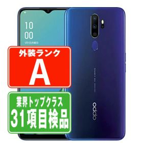 【中古】 OPPO A5 2020 ブルー Aランク SIMフリー 本体 楽天モバイル スマホ 【あす楽】 【保証あり】 【送料無料】 a52020rmbl8mtm