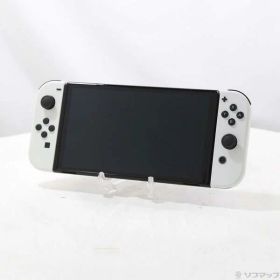 【中古】Nintendo(任天堂) Nintendo Switch 有機ELモデル Joy-Con(L)／(R) ホワイト 【368-ud】