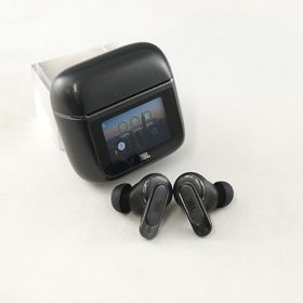 JBL Tour Pro 3 完全ワイヤレスイヤホン USED美品 ノイズキャンセリング 外音取込 マイク タッチディスプレイ ブラック 完動品 V2278(ヘッドフォン/イヤフォン)