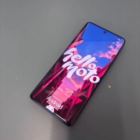 【ほぼ新品/ジャンク】Motorola edge 60s pro A502MO Softbank SIMフリー ブルー 赤ロム保証 本体 中古