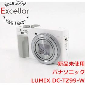 [bn:9] 【新品(開封のみ)】 Panasonic デジタルカメラ LUMIX DC-TZ99-W ホワイト/2030万画素