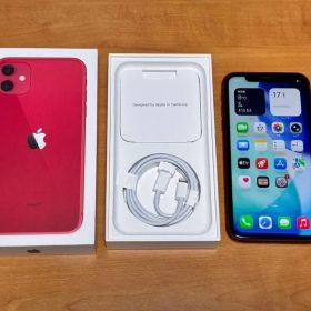 美品 iPhone11 64GB レッド 本体 SIMフリー 箱 付属品有