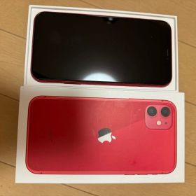 iPhone 11 RED 64 GB au バッテリー残量87%！ 充電器付き
