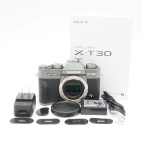 ■美品■ FUJIFILM X-T30 チャコールシルバー #40001