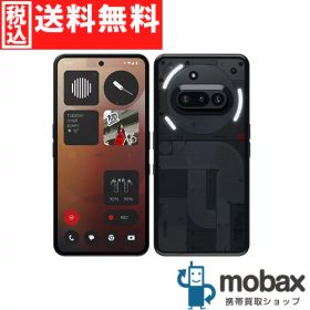 ◆ポイントUP◆《国内版SIMフリー》【超美品】【中古】 Nothing Phone（3a）8GB/128GB [ブラック] 白ロム Android