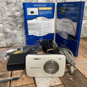 #926 動作確認済OLYMPUS VH-210 デジカメ ホワイト