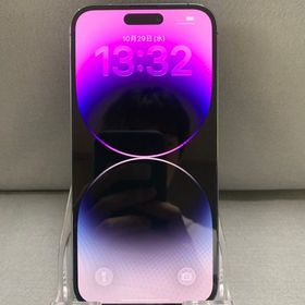 中古 国内版 SIMフリー iPhone14 Pro Max 128GB ディープパープル色