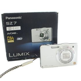 パナソニック Panasonic LUMIX ルミックス コンパクトデジタルカメラ 動作確認済 箱つき白 ホワイト DMC-SZ7 /MW ■GY18 その他