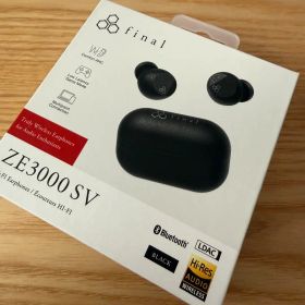 final ZE3000SV ブラック ワイヤレスイヤフォン
