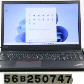 Lenovo ThinkPad E580 Core i5 8250U 1.6GHz/8GB/256GB(SSD)/15.6W/FHD(1920x1080)/Win11 【56B250747】