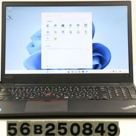 Lenovo ThinkPad E580 Core i5 8250U 1.6GHz/8GB/256GB(SSD)/15.6W/FHD(1920x1080)/Win11 【56B250849】