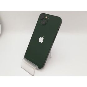 【中古】Apple 楽天モバイル 【SIMフリー】 iPhone 13 128GB グリーン MNGG3J/A【アリオ倉敷】保証期間１ヶ月【ランクC】