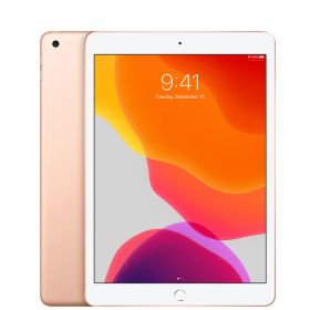 【美品・Bランク】 Apple iPad 10.2インチ 第7世代 Wi-Fi 128GB ゴールド ACアダプターとケーブル付き