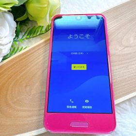 動作確認初期化済みAQUOS R Compact SHV41 au ピンク