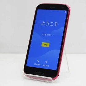 スマートフォン 本体 らくらくスマートフォン F-52B FCNT docomo SIMフリー 残債なし 64GB レッド