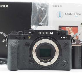 富士フィルム Fujifilm Fuji X-T4 Digital Camera 26mp Black 19 shots 元箱 [新品同様] #Z5713A