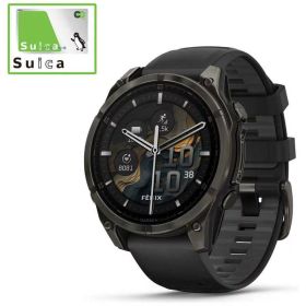 GARMIN fenix 8(フェニックス 8)Sapphire AMOLED 47mm GPSスマートウォッチ Ti Carbon Gray DLC/ Black 010-02904-27