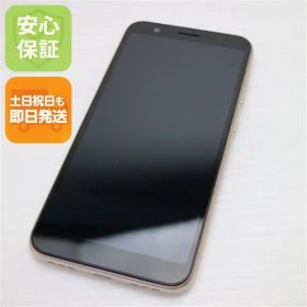 超美品 ZenFone Live (L1) ゴールド スマホ 本体 白ロム 土日祝発送OK 08000