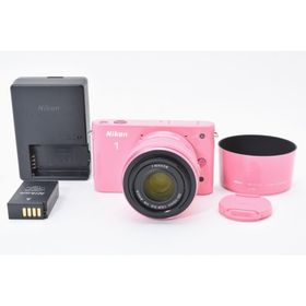 ニコン(Nikon)のNikon 1 J1 レンズセット ピンク 充電器付き RYM5347(ミラーレス一眼)