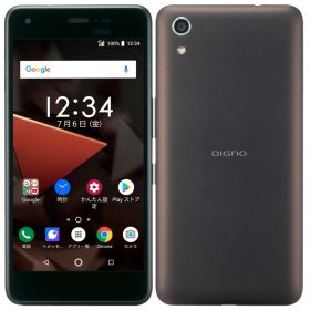 【新品・未使用】 SIMフリー 704KC KYOCERA DIGNO J チャコールブラック 利用制限▲(赤ロム永久保証) 送料無料