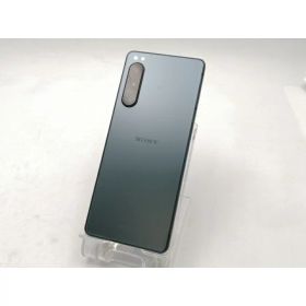 【中古】SONY 国内版 【SIMフリー】 Xperia 5 IV 8GB 256GB XQ-CQ44/G グリーン【ECセンター】保証期間1ヶ月【ランクB】