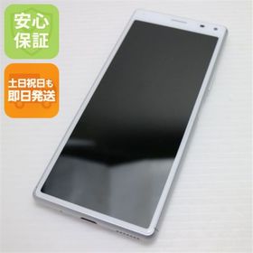 ソニー(SONY)の新品同様 SOV42 ホワイト スマホ 白ロム M999(スマートフォン本体)