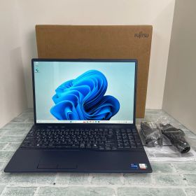 富士通 LIFEBOOK AH50/K1 第12世代 Core i7-1255U/DDR5 16GB/SSD512GB/DVD 16.0型 WUXGA Windows11 2025年モデル 中古美品 N8J1338