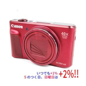 【中古】Canon製 PowerShot SX720 HS レッド 2030万画素