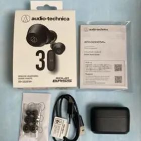 オーディオテクニカ ATH-CKS30TW+ ワイヤレスイヤホン マットブラック