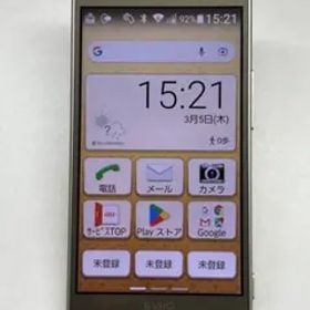 W6C603◆ BASIO 3 SIMフリー 32GB KYV43 ゴールド