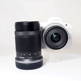 キヤノン(Canon)の【中古】(キヤノン) Canon キヤノン EOS R50 Wズームkit ホワイト(コンパクトデジタルカメラ)