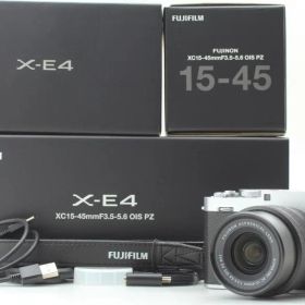 サムレスト付き Fujifilm X-E4 ミラーレスカメラ XC15-45mm