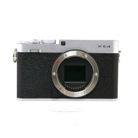 【中古】(フジフイルム) FUJIFILM X-E4-S シルバー ボディ・バッテリーノミ