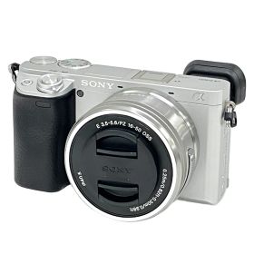 SONY α6400 ILCE-6400 16-50mm F3.5-5.6 レンズキット シルバー ミラーレス一眼カメラ 中古 良好 T10976790