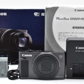 ■ 美品 ■ キヤノン CANON PowerShot SX620 HS ブラック PC2271 《動作確認済・付属品多数》 コンパクト デジタル カメラ #A0836
